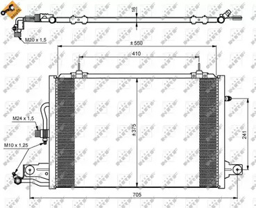 Конденсатор кондиционер easy fit