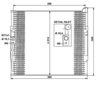 Конденсатор кондиционера NRF 35146