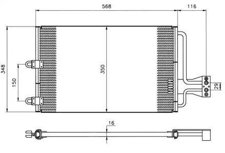 Конденсатор кондиционера NRF 35149