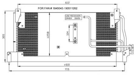 Конденсатор кондиционера NRF 35218