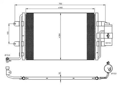 Конденсатор кондиционера NRF 35227