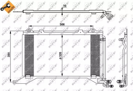 Конденсатор кондиционера NRF 35245