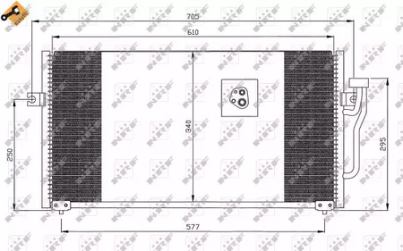 Конденсатор кондиционера NRF 35293