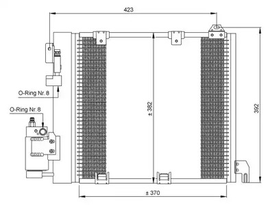 Конденсатор кондиционера NRF 35302