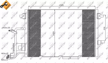 Конденсатор кондиционера NRF 35317
