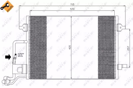 Конденсатор кондиционера NRF 35359