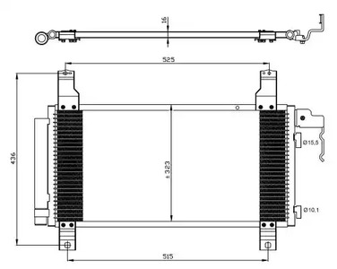 Конденсатор кондиционера NRF 35464