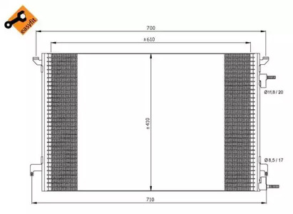 Конденсатор кондиционера NRF 35467