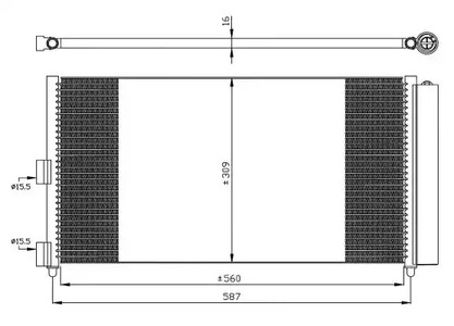 Конденсатор кондиционера NRF 35500