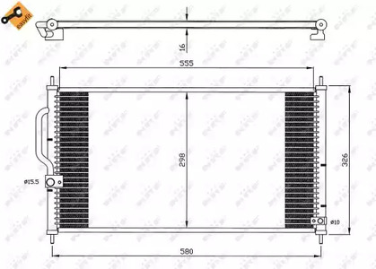 Конденсатор кондиционера NRF 35627