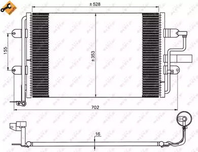 Конденсатор кондиционера NRF 35733
