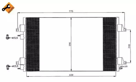 Конденсатор кондиционера NRF 35760