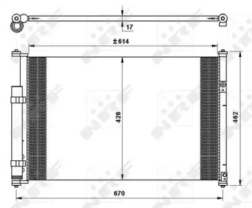 Конденсатор кондиционера NRF 35769