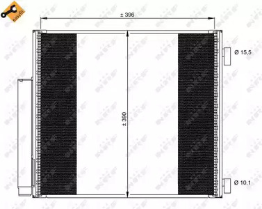 Конденсатор кондиционера NRF 35859