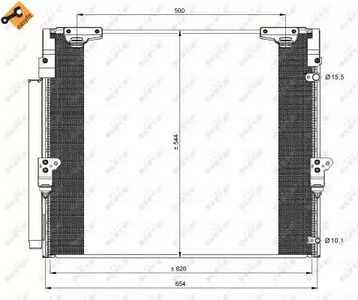 Конденсатор кондиционер easy fit