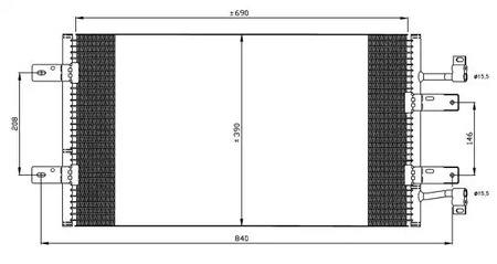 Конденсатор кондиционера NRF 35900