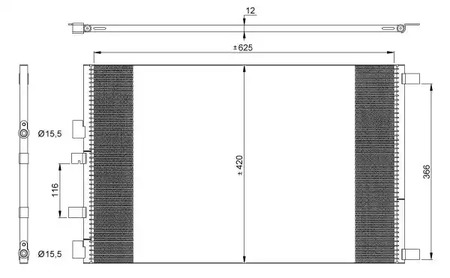 Конденсатор кондиционера NRF 35913