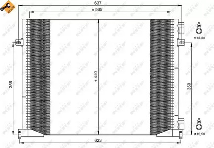 Конденсатор кондиционера NRF 35914