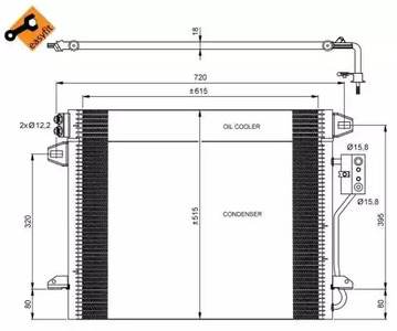 Конденсатор кондиционера NRF 35928