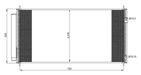 Конденсатор кондиционера NRF 35943