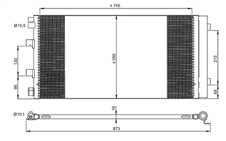 Радиатор кондиционера nrf NRF 35972