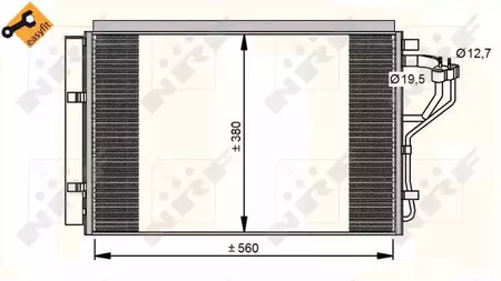 Конденсатор кондиционера NRF 35996
