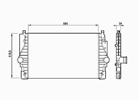 Интеркулер NRF 30873