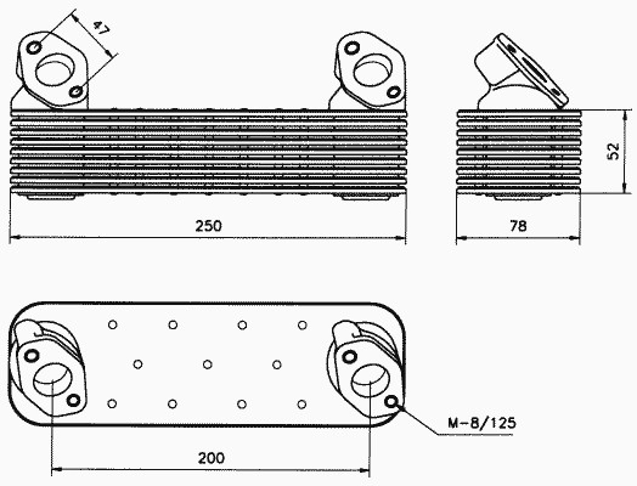 Радиатор масляный NRF 31039