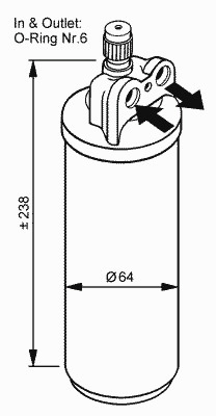 Осушитель кондиционера NRF 33086