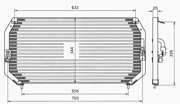 Конденсатор кондиционера NRF 35193