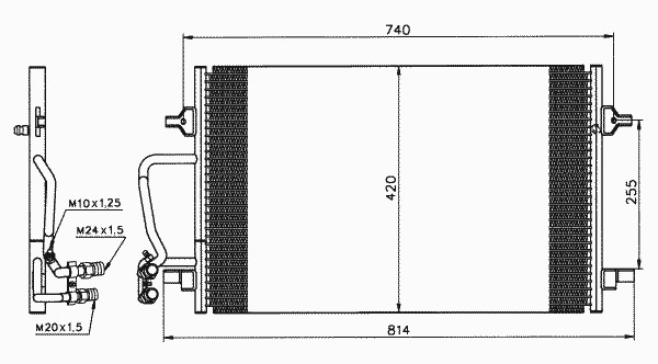 Конденсатор кондиционера NRF 35226