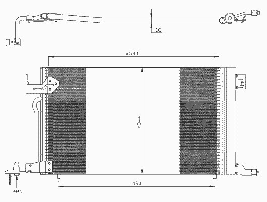 Конденсатор кондиционера NRF 35304