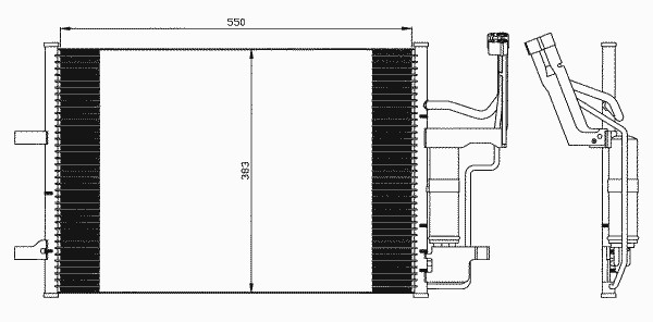 Конденсатор кондиционера NRF 35508