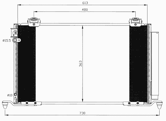 Конденсатор кондиционера NRF 35595