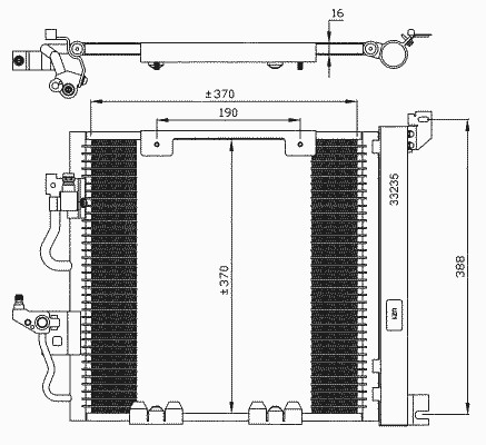 Конденсатор кондиционера NRF 35598