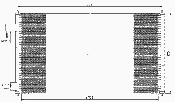 Конденсатор кондиционера NRF 35681