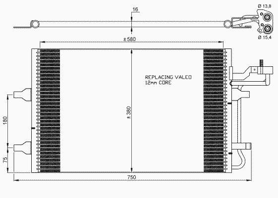 Конденсатор кондиционера NRF 35842