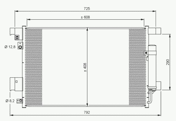 Конденсатор кондиционера NRF 35872