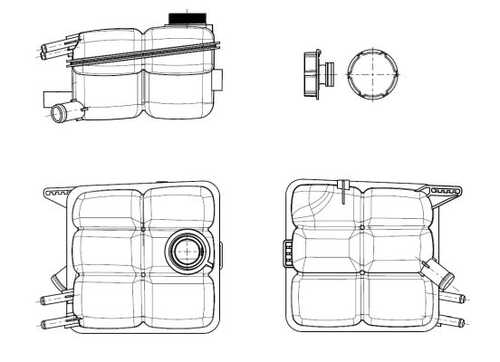 Бачок расширительный NRF 454015