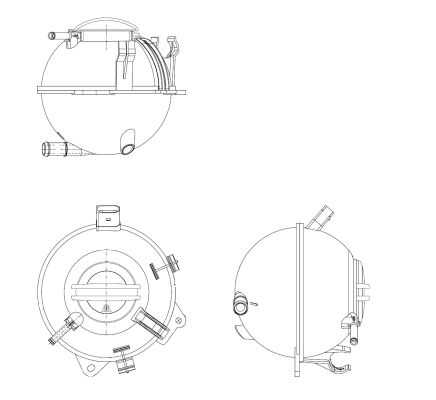 Бачок расширительный NRF 454082