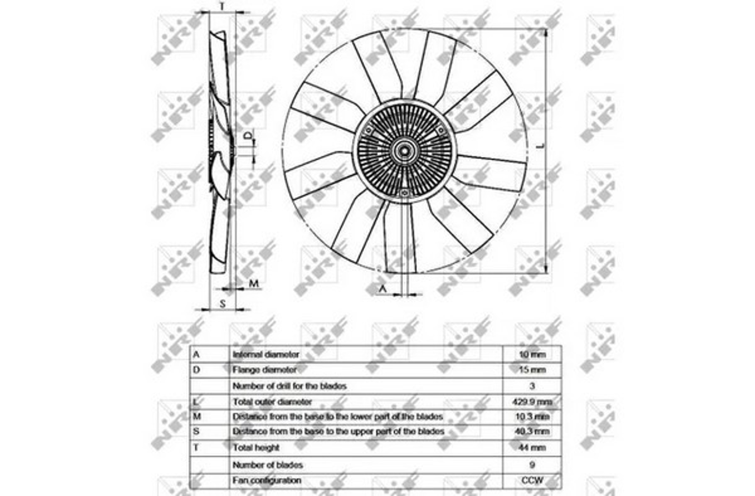 Сцепление вентилятор радиатора full kit