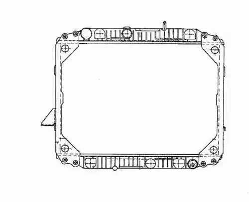 Nrf 503475 радиатор системы охлаждения пластик/алюминий 545x6198x34 NRF 503475