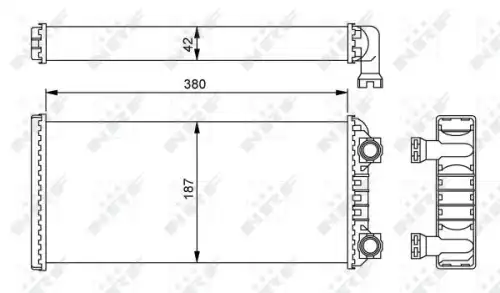 Теплообменник отопление салона easy fit