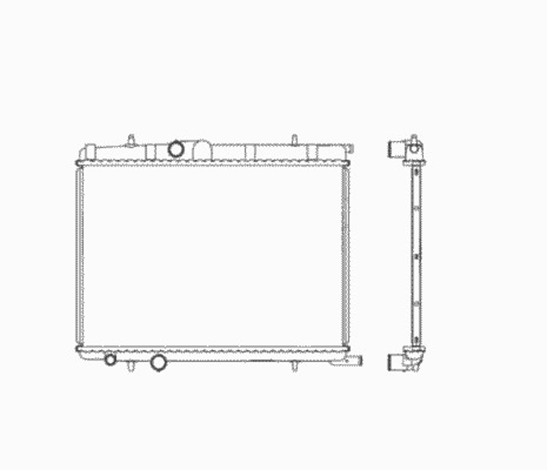 Радиатор системы охлаждения NRF 58267