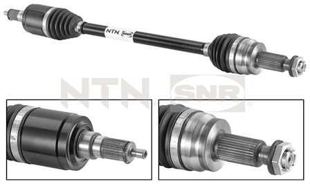 Полуось SNR DK80.004