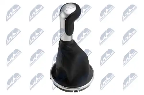 Ручка и чехол кпп skoda fabia ii 2007-roomster 2006-/5 speed/-silver NTY GZB-SK-011
