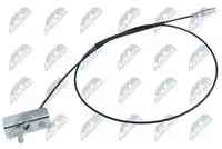 Hlrpl037 трос ручного тормоза opel vivaro a 01-14 renault traffic ii 01- nissan primastar 06- /sw