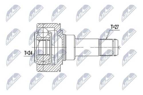 Npw-bm-057 шрус наружный bmw 3/4 f3/f8 318/320/420 11- 116d118d120d 10- atm 318d/xd320d/xd mtm/ NTY NPW-BM-057