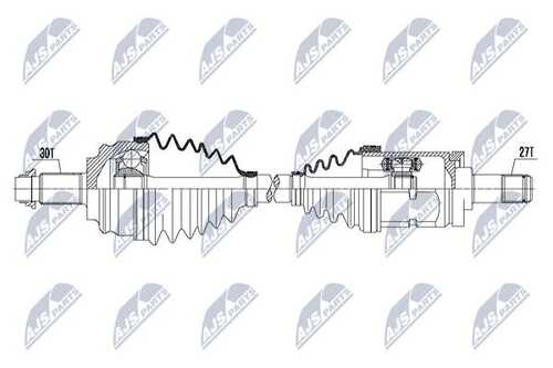 Nty driveshaft bmw x5 e53 00-06 /frontright/