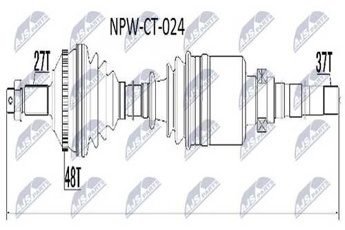 Привод в сборе NTY NPW-CT-024